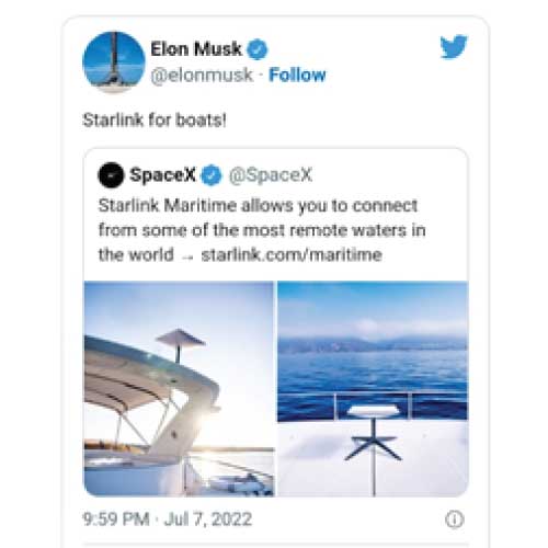 Starlink for Boats