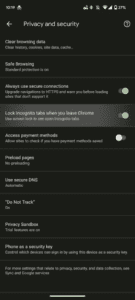 Google ChromeFingerprint For Incognito Tabs