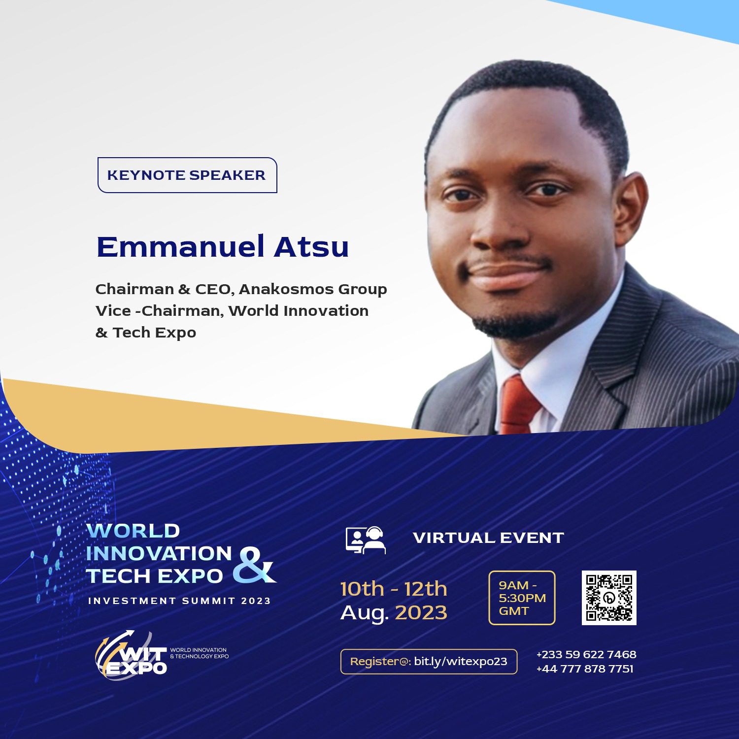 Vice Chairman of WITEXPO23: Mr. Emmanuel Atsu