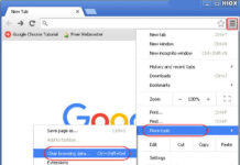 How to clear Chrome cache