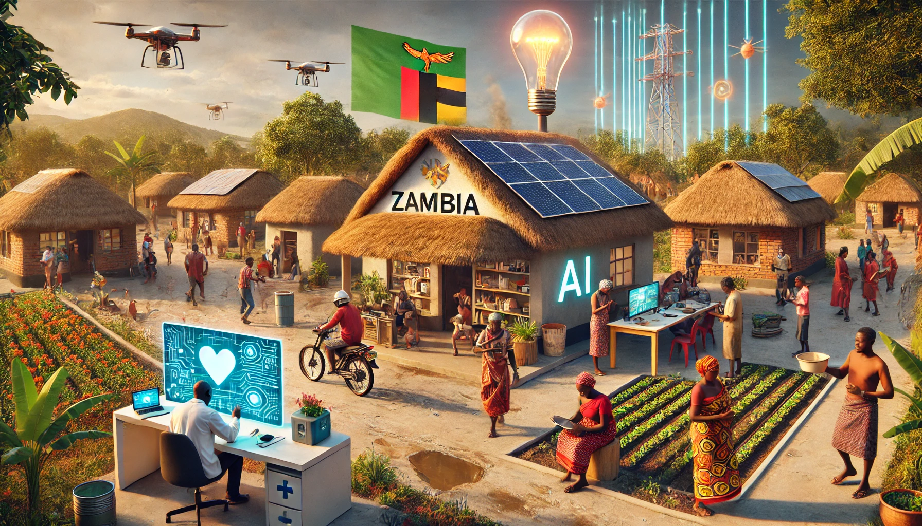 Smart village initiative brings AI benefits to rural Zambia