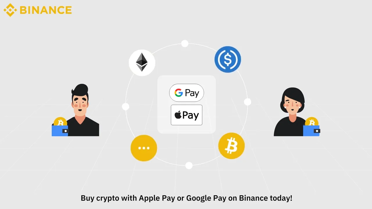 Binance taps Apple Pay, Google Pay for easier crypto purchases