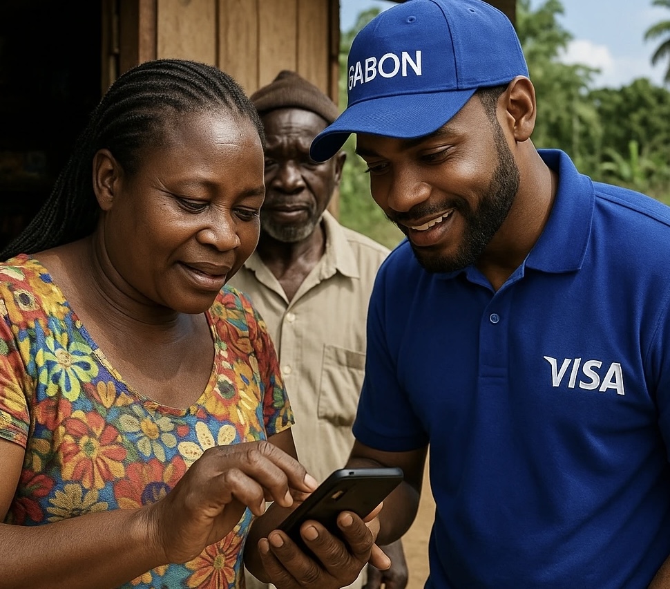 Gabon partners with Visa to launch virtual cards in rural communities