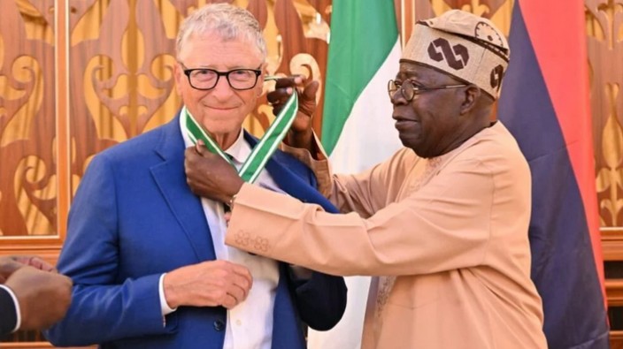 President Tinubu confers national honour on Microsoft founder Bill Gates