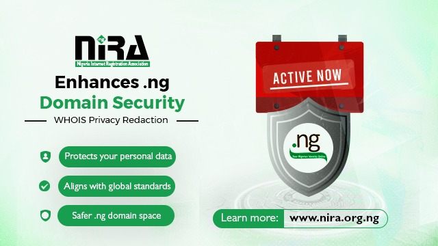 NiRA launches WHOIS Privacy Redaction to strengthen data protection for .ng domain registrants