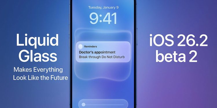 iOS 26.2 beta: Liquid Glass customization, Reminders alarms, and key new features