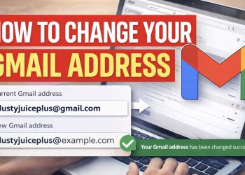 gmail address change