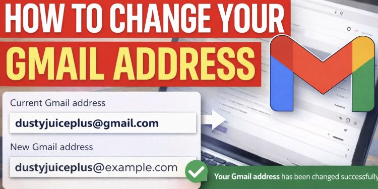gmail address change