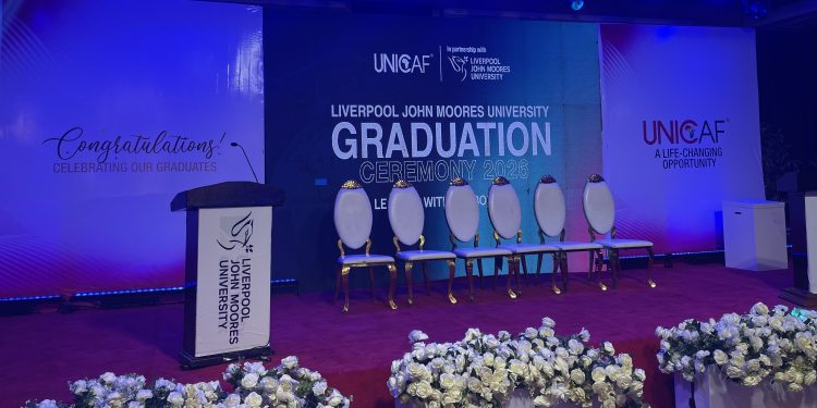 Liverpool John Moores University and Unicaf celebrate Nigerian graduates in Lagos