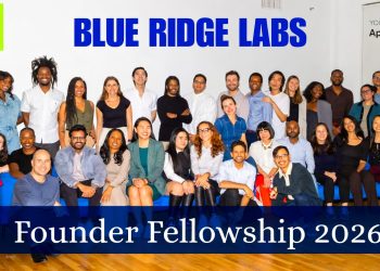 Blue Ridge Labs founder fellowship opens applications for 2026 cohort