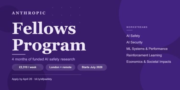Anthropic Fellows Program Opens for AI Researchers