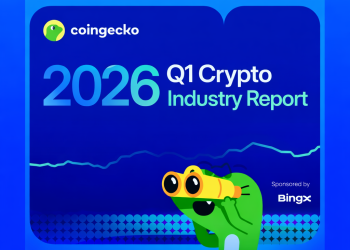 Crypto market cap drops 20% in Q1 2026 as stablecoin supply remains firm