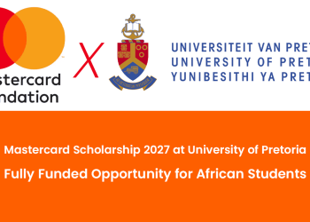 University of Pretoria Mastercard Scholarship 2027 Opens for African Students