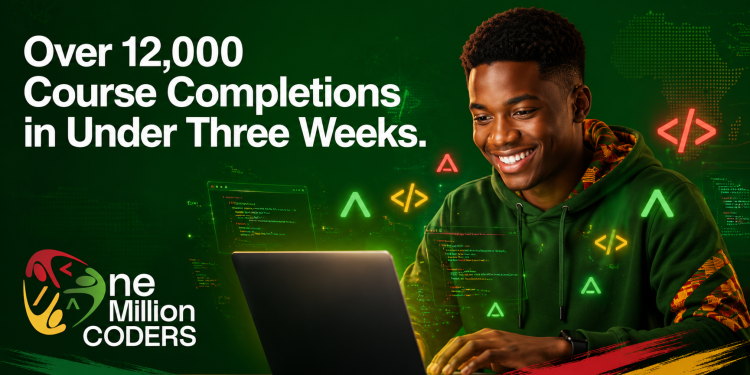 Ghana’s One Million Coders Program Hits 12,000 Course Completions in Less Than Three Weeks